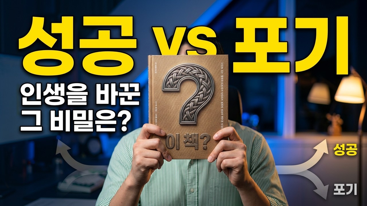 이 방법 알면 매번 포기하는 악순환을 끊습니다