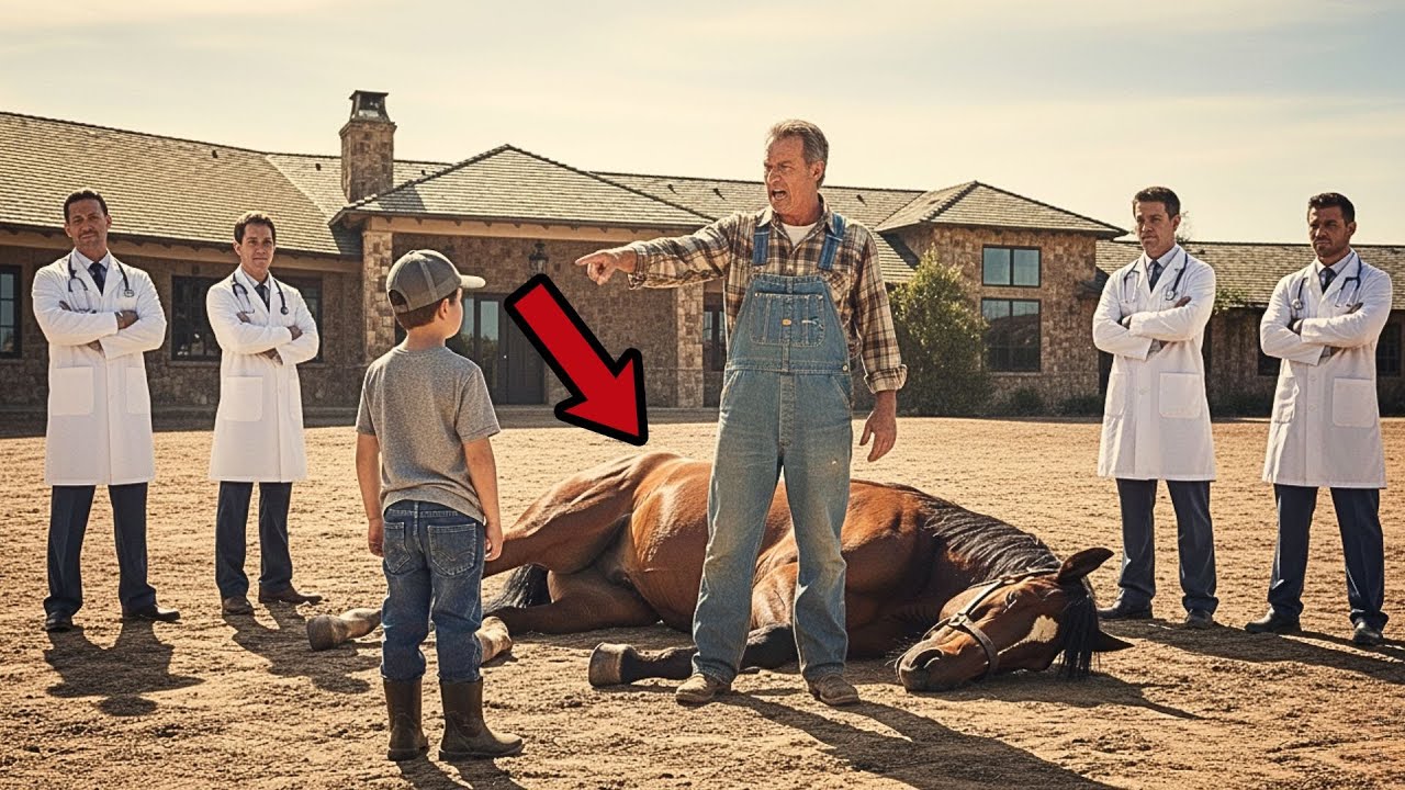 Millonario Reúne 4 Veterinarios y Dice 'Si Niño Cura Mi Caballo Le Doy Mi Fortuna'...Todos Ven Esto