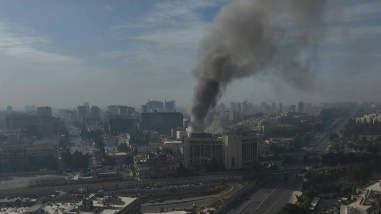 Drone images show presidential palace in Damascus as Syria rebels topple Assad | AFP