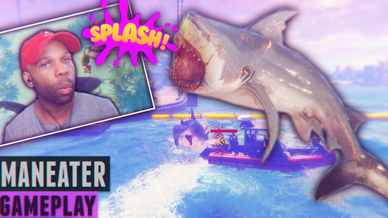 Bruce From Finding Nemo Goes Crazy! Maneater Shark Game