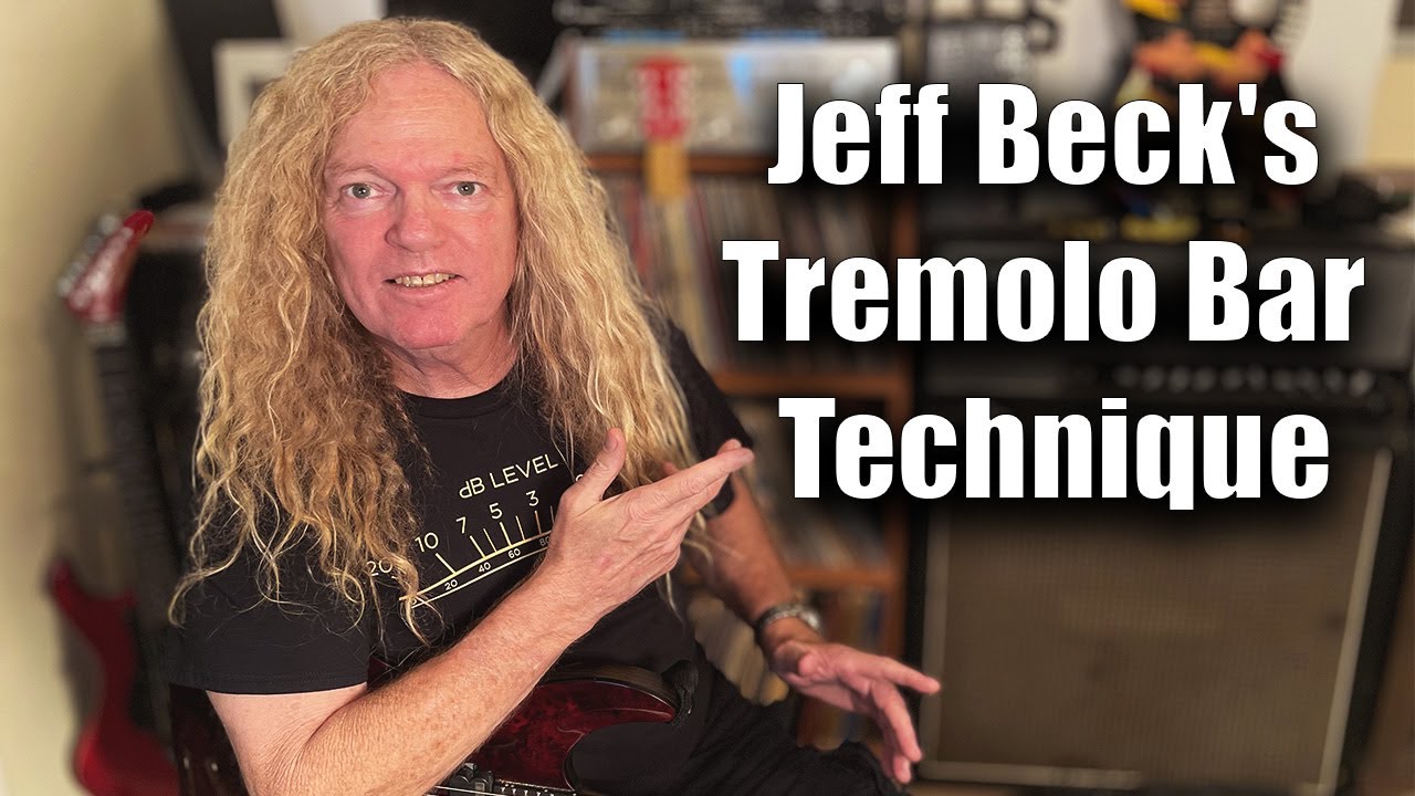 Jeff Beck's tremolo bar technique