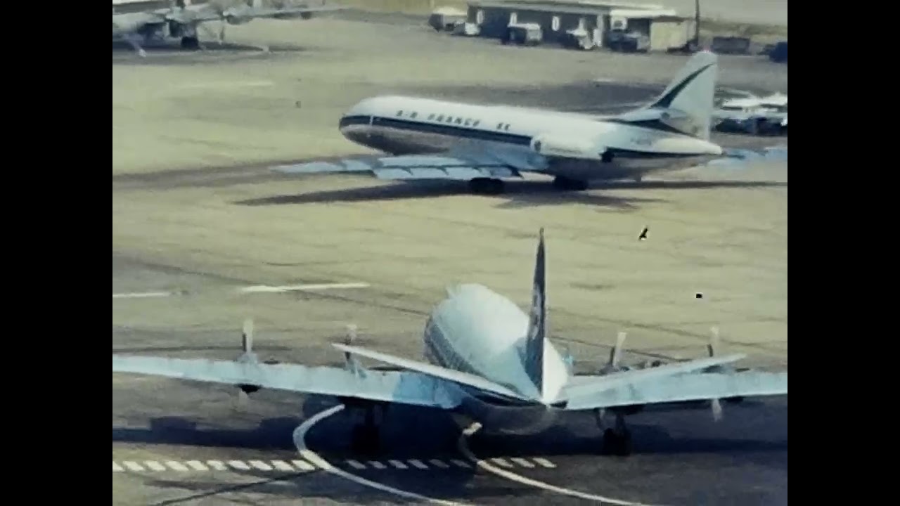Trip by Air France Caravelle III, 1964