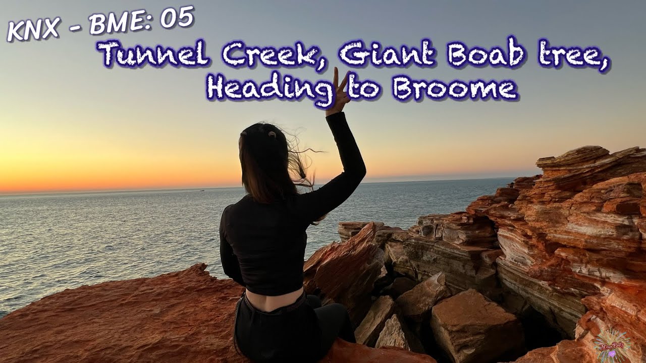 KNX-BME 05; Last day road trip, Dimalurru (Tunnel Creek), Giant Boab tree Heading to Broome {MP202}