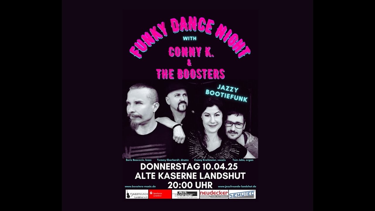 Conny K. & The Boosters - Live am 10.04.25  in Landshut (offizielles Video von Conny Kreitmeier)