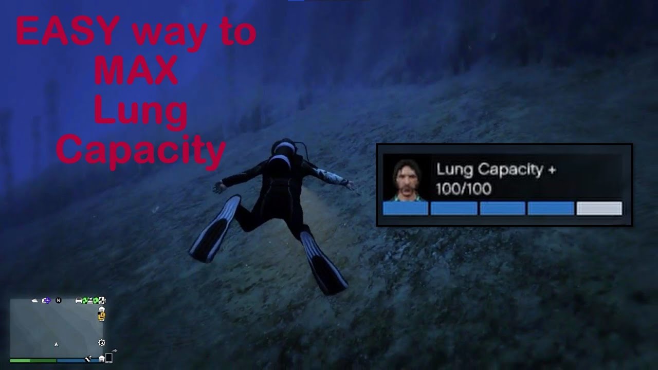 Most EASY way to MAX Lung Capacity | GTA Online