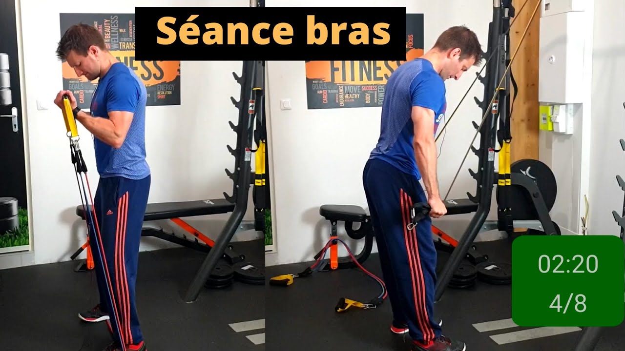 Séance biceps triceps [élastiques]