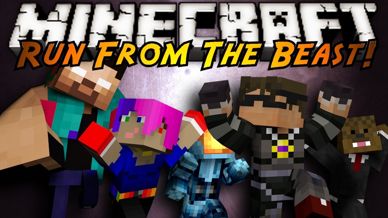 Minecraft Mini-Game : RUN FROM THE BEAST!
