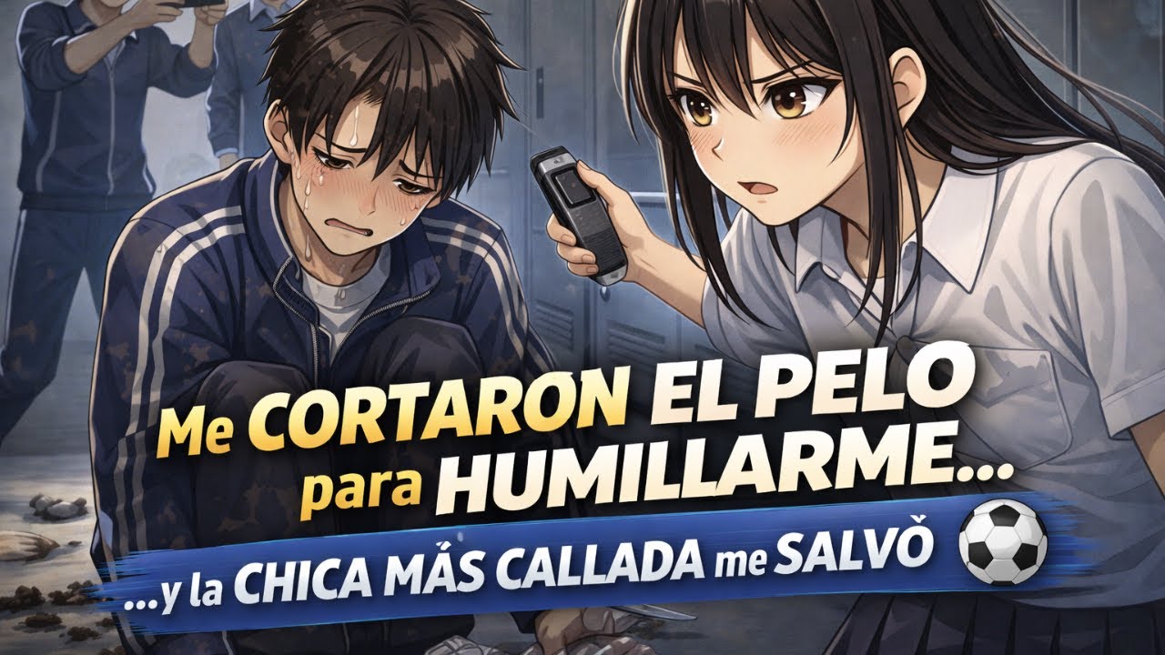 ME CORTARON EL PELO PARA HUMILLARME… Y LA CHICA MÁS CALLADA ME SALVÓ 💔⚽