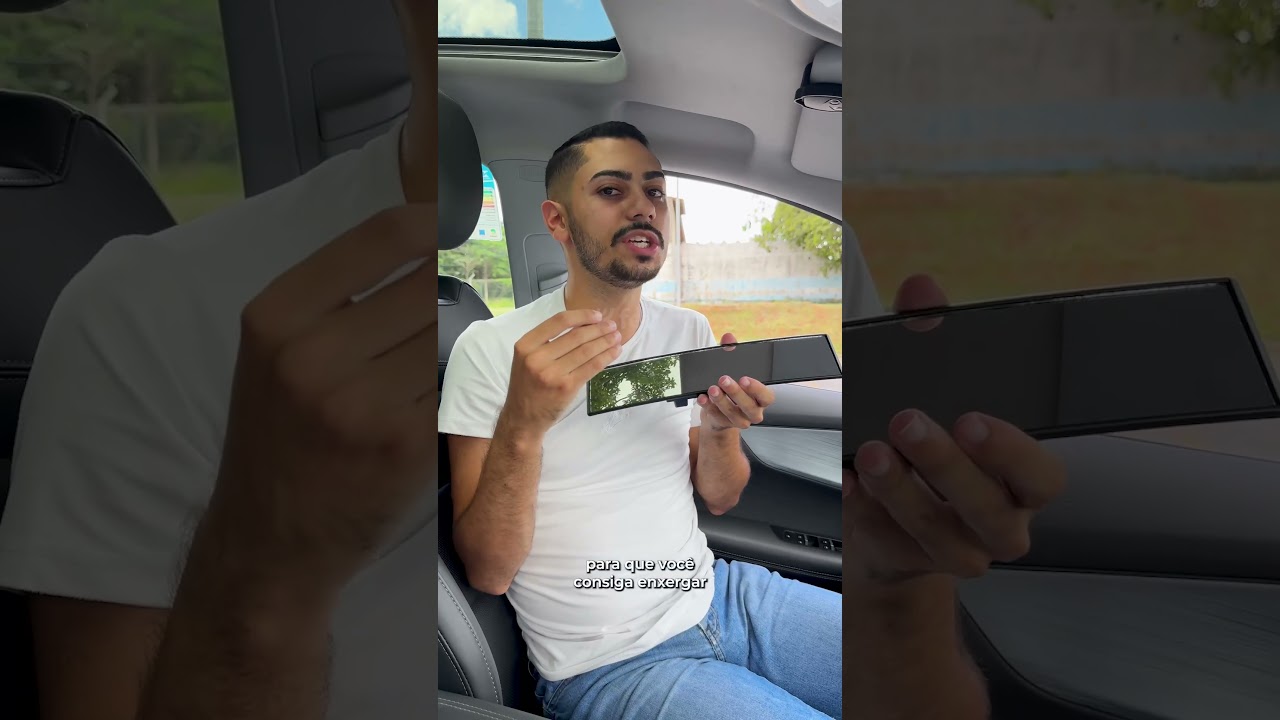Elimine todos os pontos cegos do seu carro com o retrovisor panor&acirc;mico RetroMax!