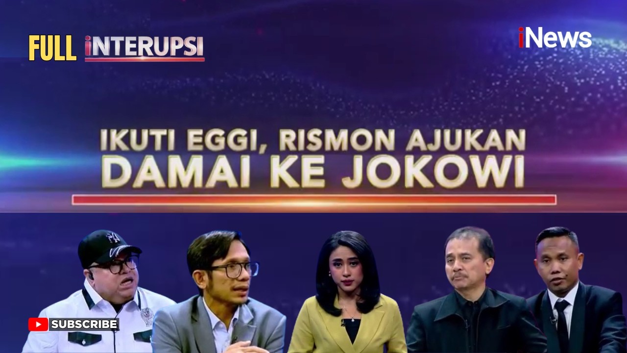 [FULL] Rismon Mohon Pengampunan Jokowi, Roy Suryo Ditinggalkan, Bagaimana Nasib Kasus Ijazah?