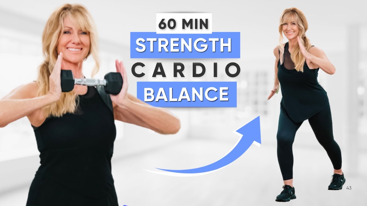 60-Min Total Body Workout for Women 50+ &ndash; Strength, Cardio & Balance