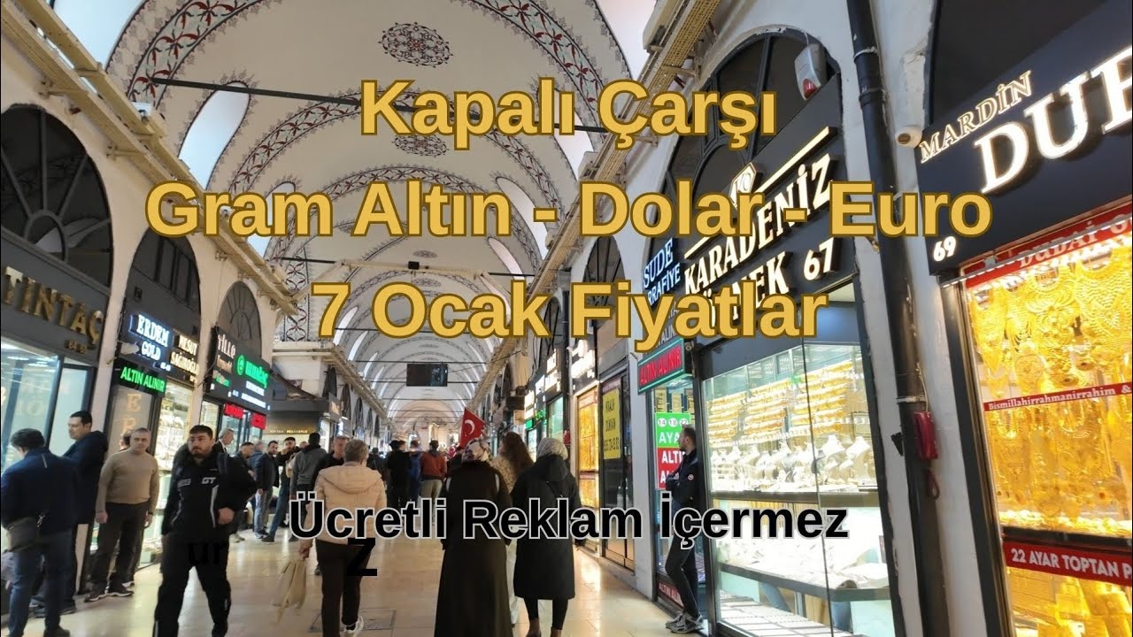 Kapalı Çarşı Kuyumcuları Geziyoruz Part 1