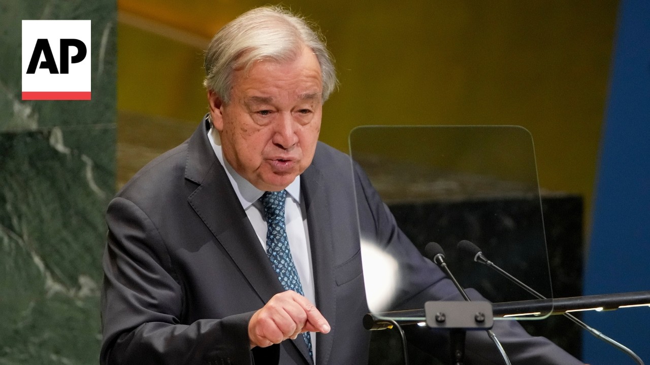 UN chief says the principles of the UN are 'under siege'