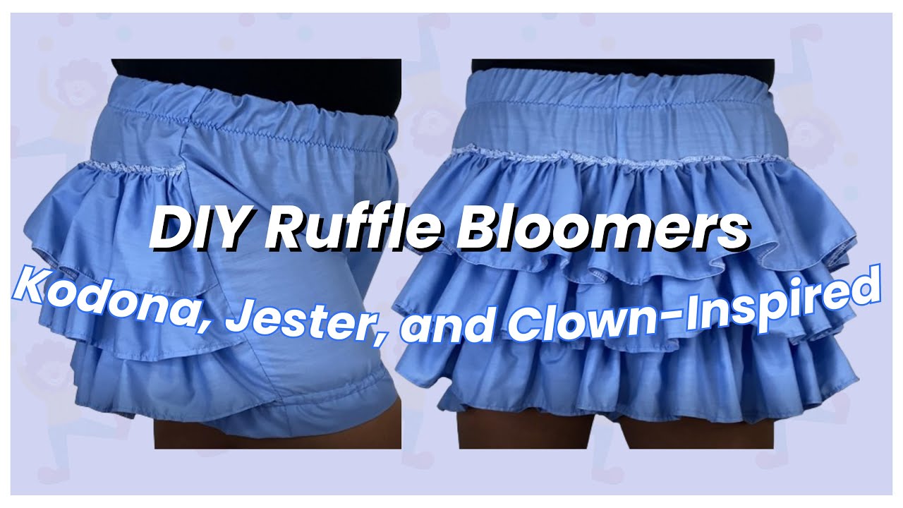 How to Sew Ruffle Bloomers | Jester, Ouji, Kodona & Burlesque-Inspired DIY Pattern