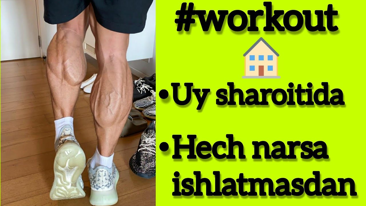Uy sharoitida oyoqlar uchun mukammal workout