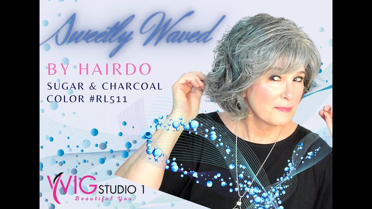 Hairdo SWEETLY WAVED Wig Review | RL511 Sugar & Charcoal | ANGELA SILVER LININGS