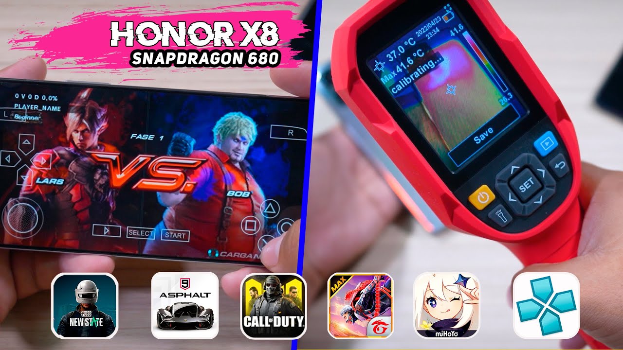 HONOR X8 2022│Pruebas de POTENCIA y RENDIMIENTO│GENSHIN IMPACT, FREE FIRE MAX, CALL OF DUTY, PUBG 🤯