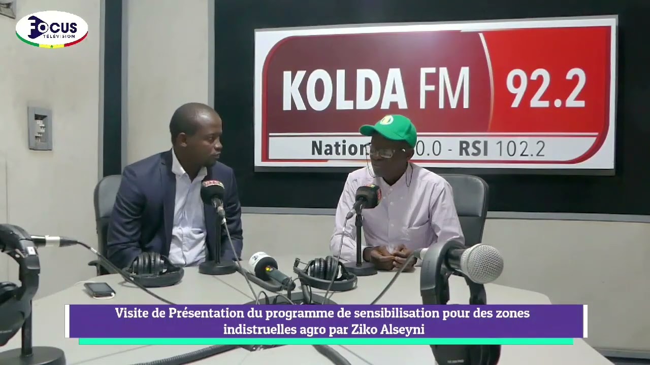 Visite de Ziko Alseyni à la RTS kolda avec Chérif Diallo