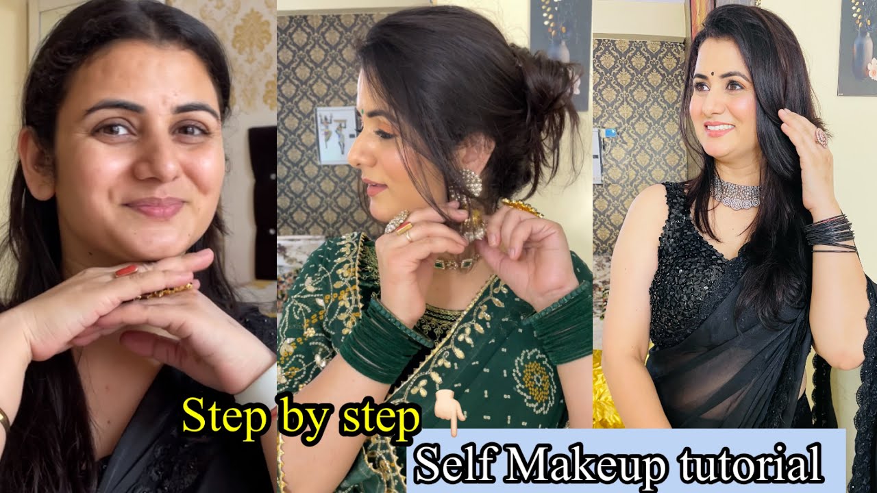 Step By Step Makeup Tutorial For Beginners, Festive Special Easy Makeup Look, Shikha Tyagi