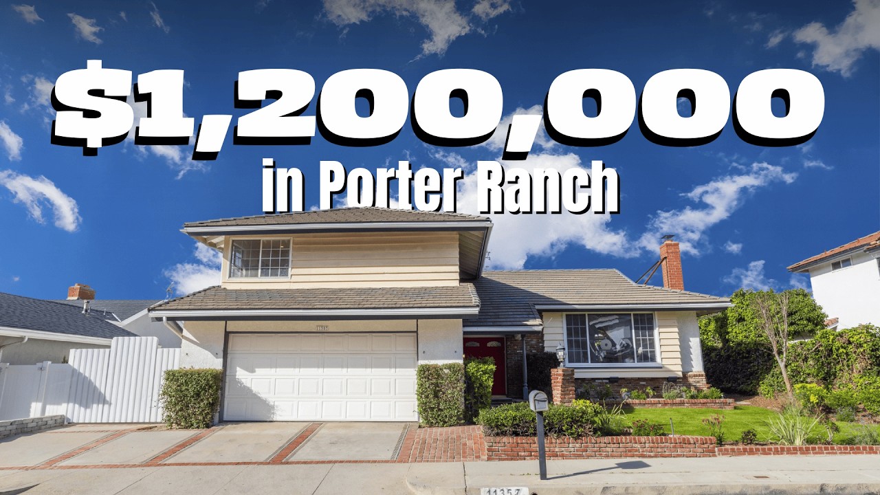 You Won’t Believe This Porter Ranch Home for Sale | Golf Course Views Home Tour