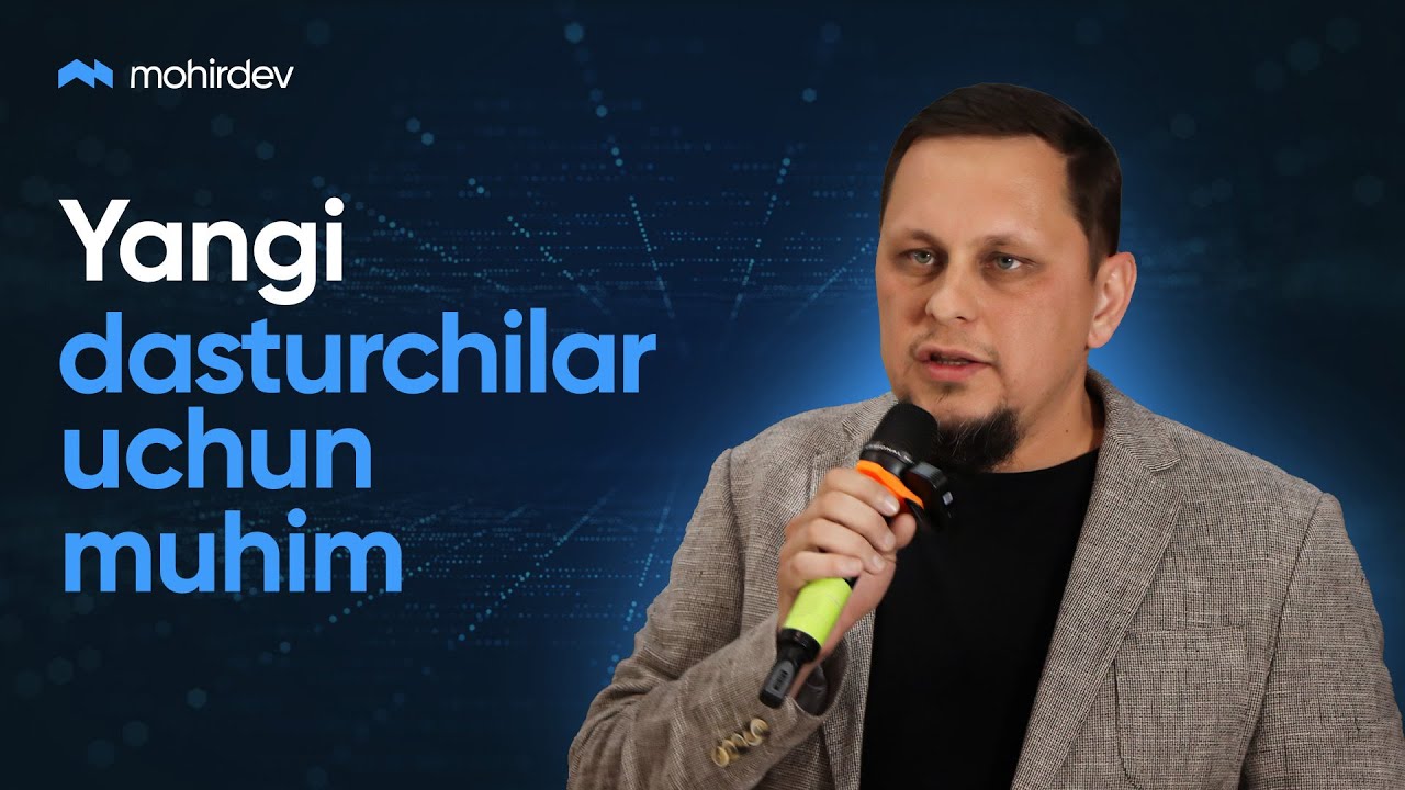 Yangi dasturchilar uchun muhim