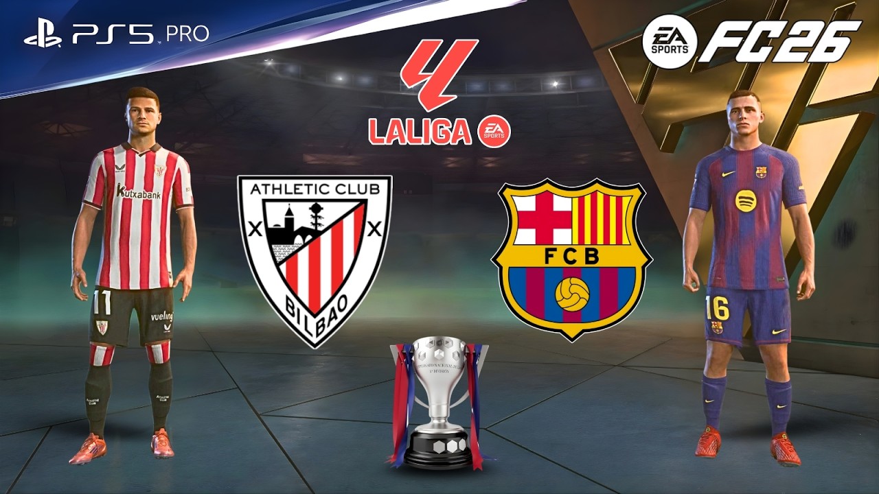 FC 26 | Athletic Club vs Barcelona | LaLiga Match 2026 | Nico Williams vs Lamine Yamal Epic Showdown