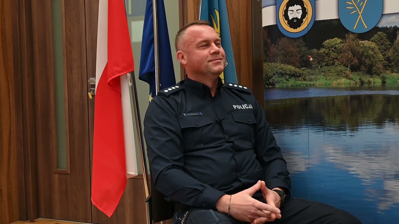 Rozmowa z nadkom  Dariuszem Hędrzakiem z KPP w Brzozowie