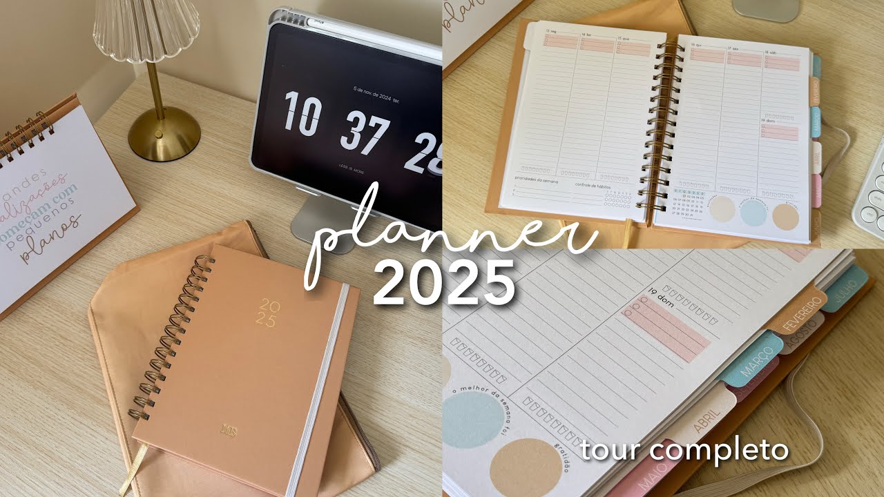 Tour pelo meu planner para 2025!✨