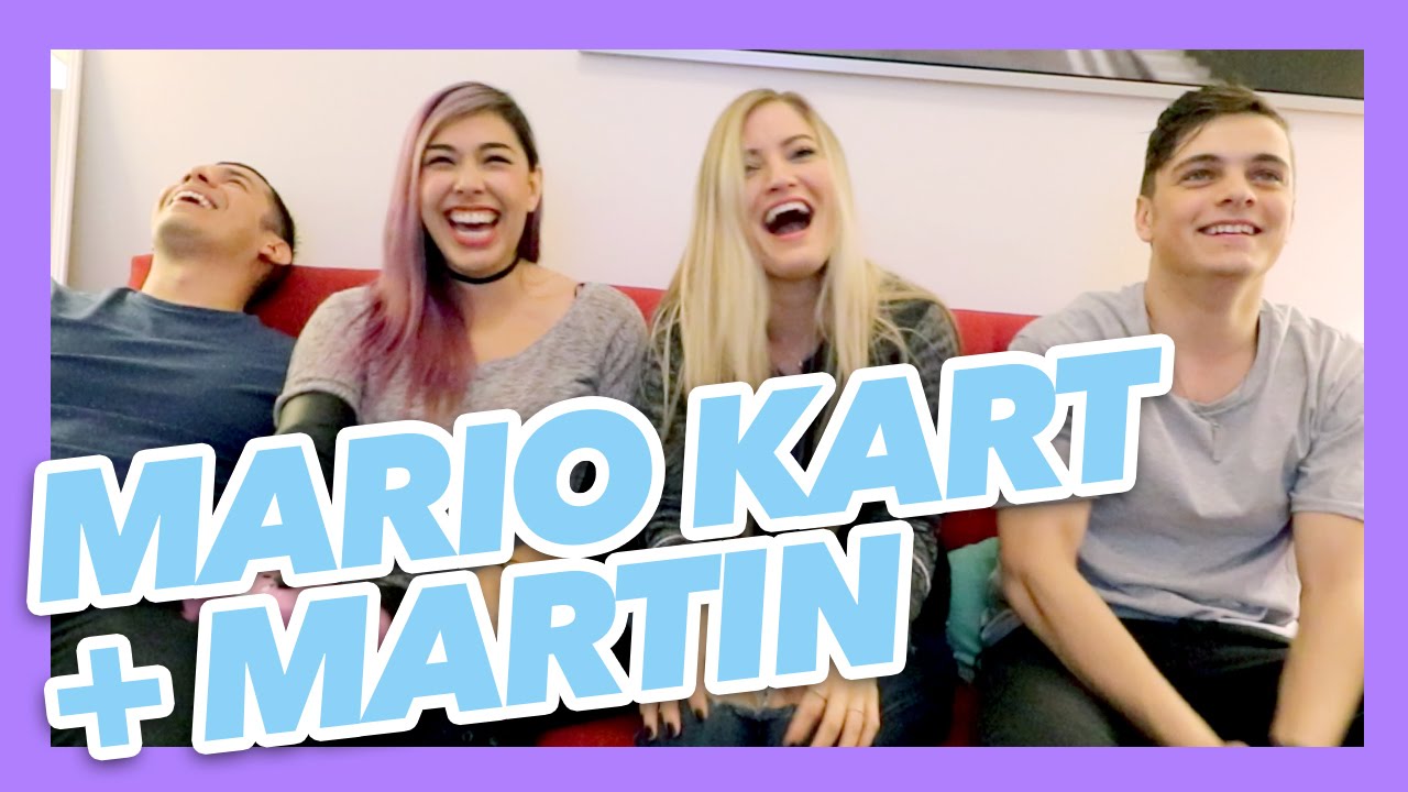 Mario Kart with Martin Garrix and iHasCupquake!