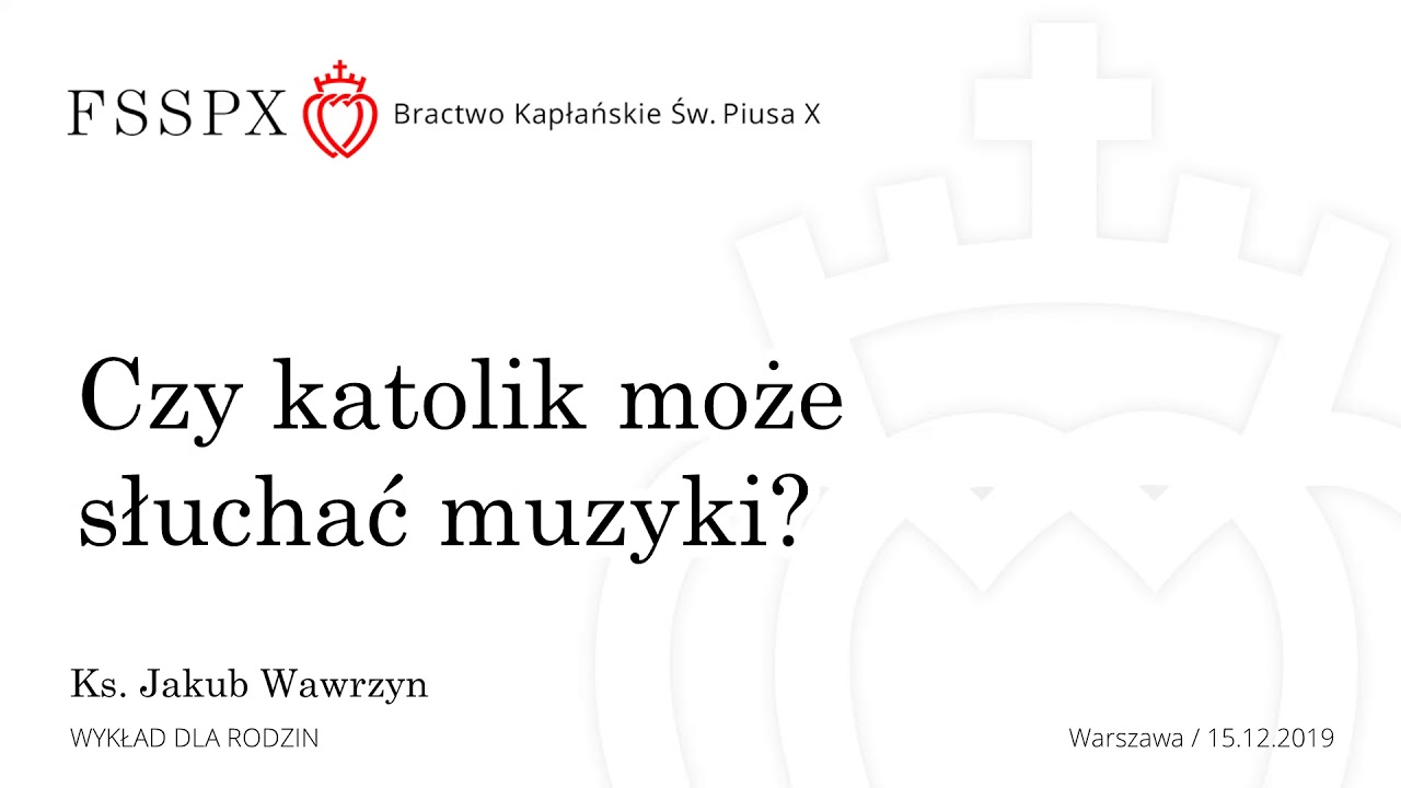 Czy katolik może słuchać muzyki?