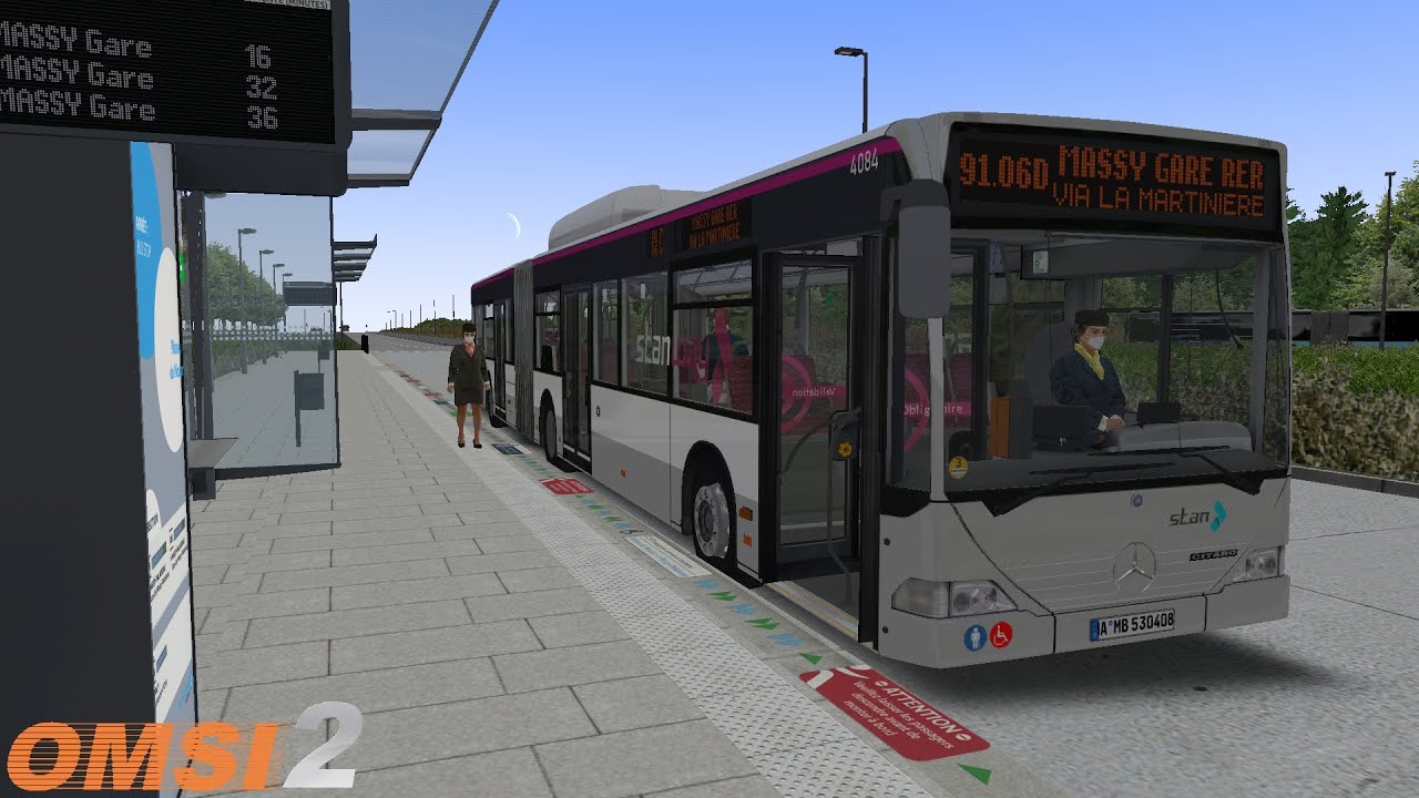 OMSI 2 #180: Grand Paris Moulon | Ligne 91.06D | MB Citaro G CNG
