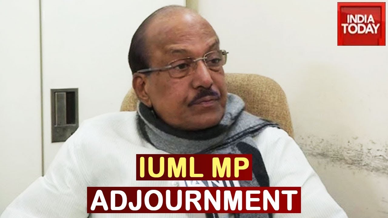 IUML MP Gives Adjournment Motion In Lok Sabha Over Jamia Firing