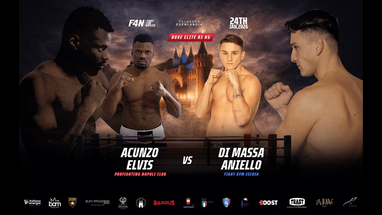 Di Massa Aniello VS Acunzo Elvis | BOXE ELITE 85 KG | F4N #7
