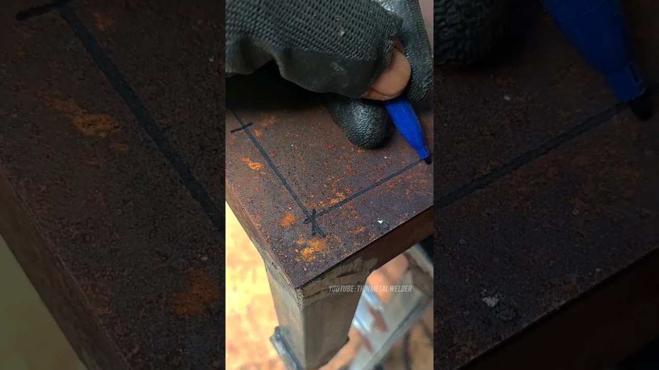 Old welder's brilliant idea of installing a table plate 
