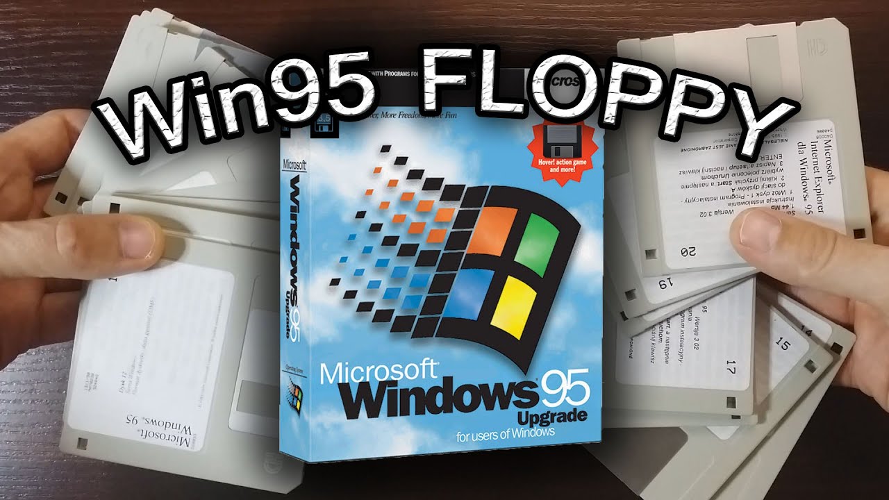 Windows 95 FLOPPY INSTALLATION 486 i  \\ Instalacja Windows 95 z dyskietek \\ 2,5 godz. instalacji