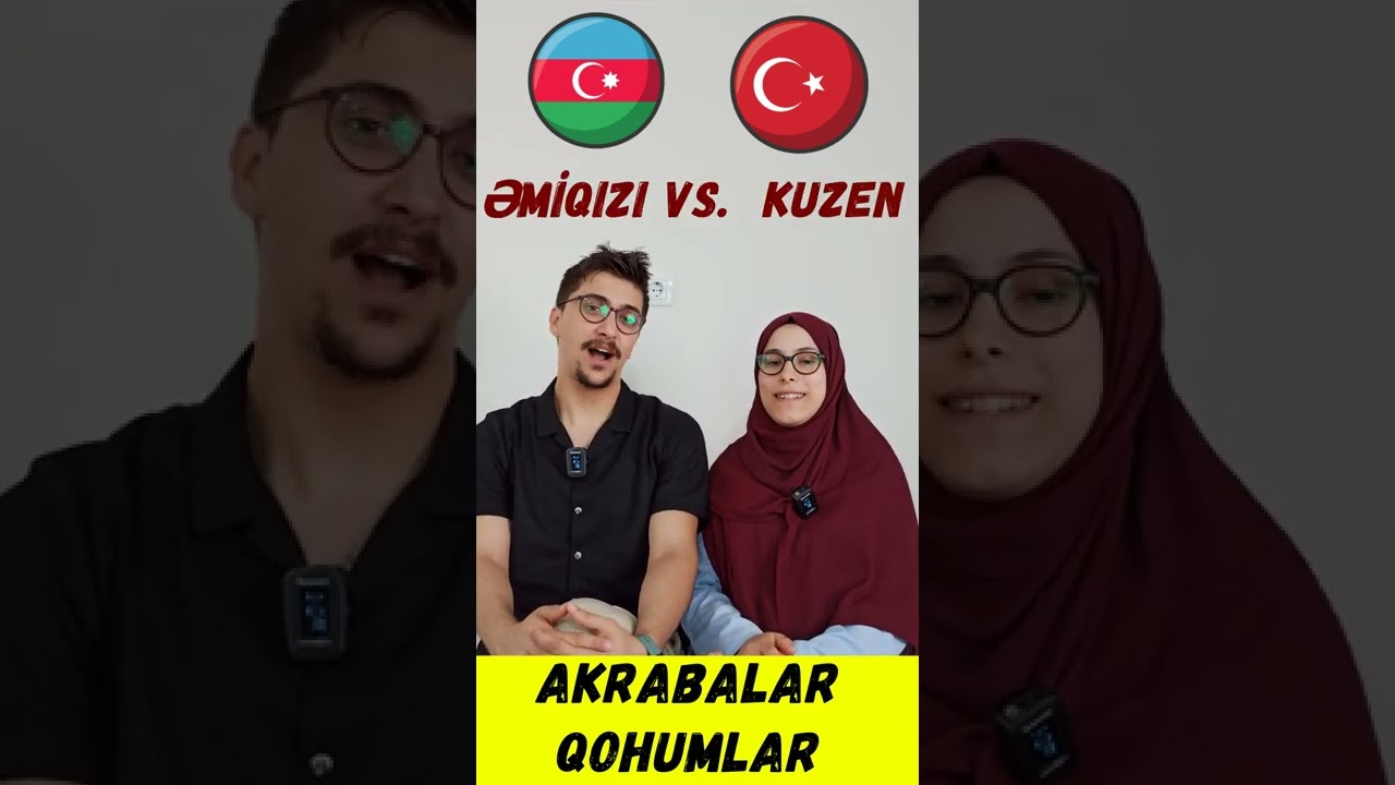🇹🇷❣️🇦🇿 AİLE - Azerice T&uuml;rk&ccedil;e Yanlış Anlamalar | Azerbaycan vs T&uuml;rkiye T&uuml;rk&ccedil;esi #shorts