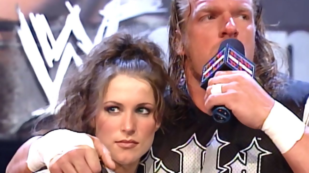 The Rock, Mick Foley, Stephanie McMahon, Triple H & Kurt Angle Segment Part 2 - RAW IS WAR!