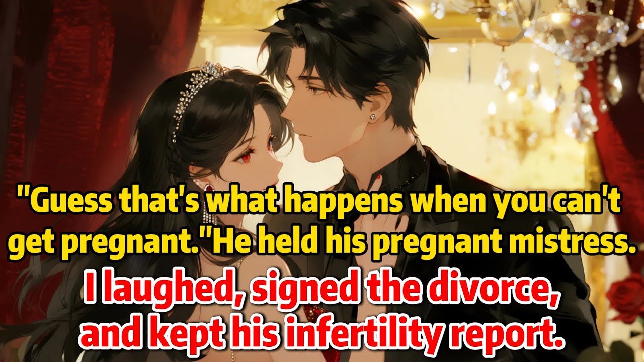 “Guess that’s what happens when you can’t get pregnant.”He held his pregnant mistress.I laughed...