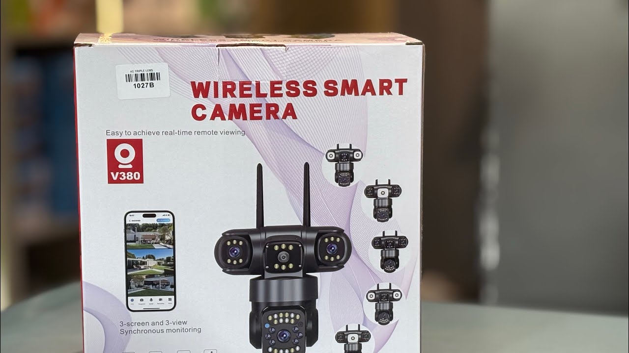 1027B V380 4G Triple Lens Camera - Sinhala