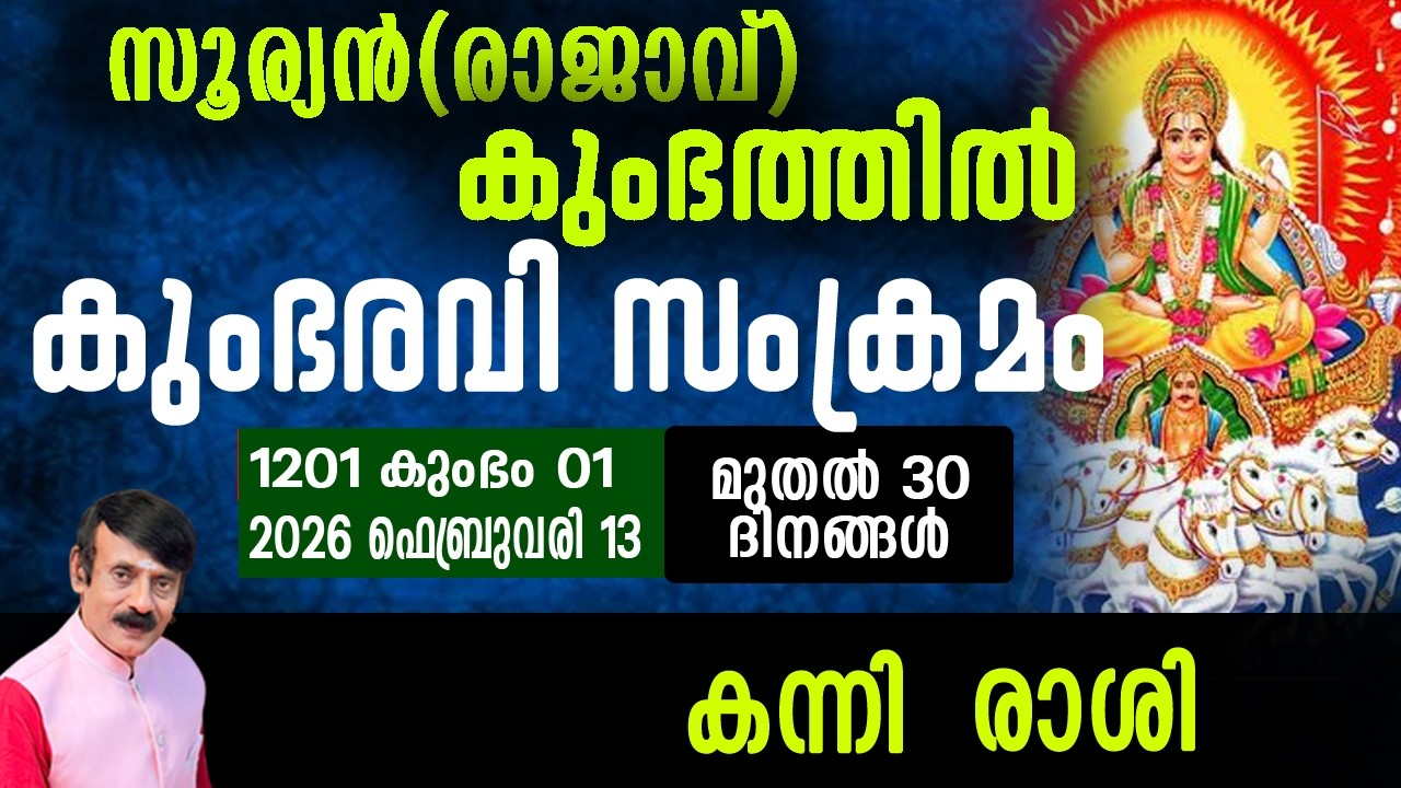 സൂര്യൻ(രാജാവ്)കുംഭത്തിൽ - കന്നി  രാശി#astrologypredictions #horoscope #sanskrit #malayalam