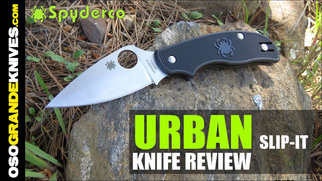Spyderco Urban Lightweight Slipit C127PBK Folding Knife Review | OsoGrandeKnives