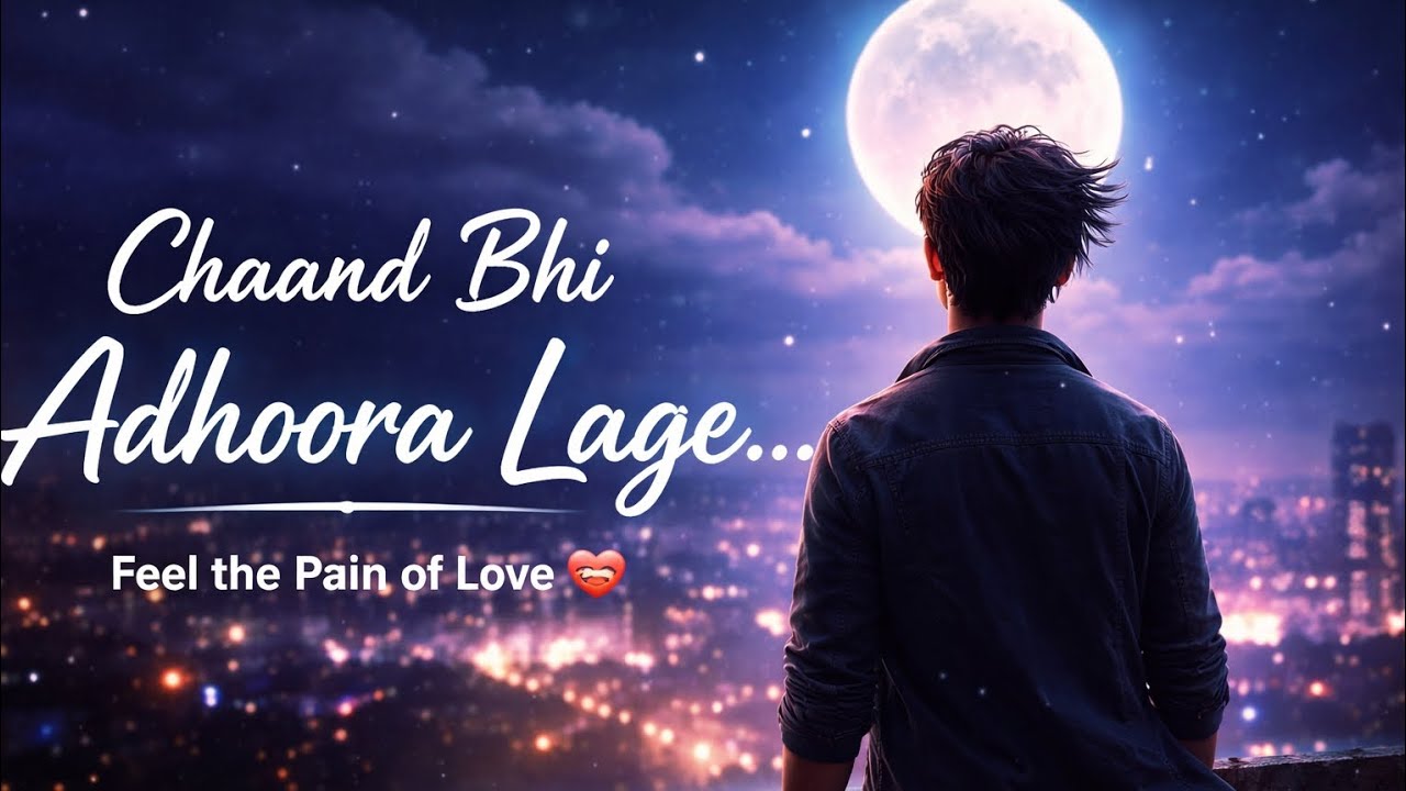 Chaand Bhi Adhoora Lage 🌙 | New Hindi Romantic Song | Emotional Love Song 2026