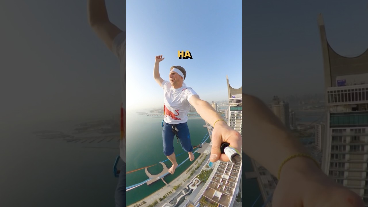 Slacklining Between Two Towers ⚖️