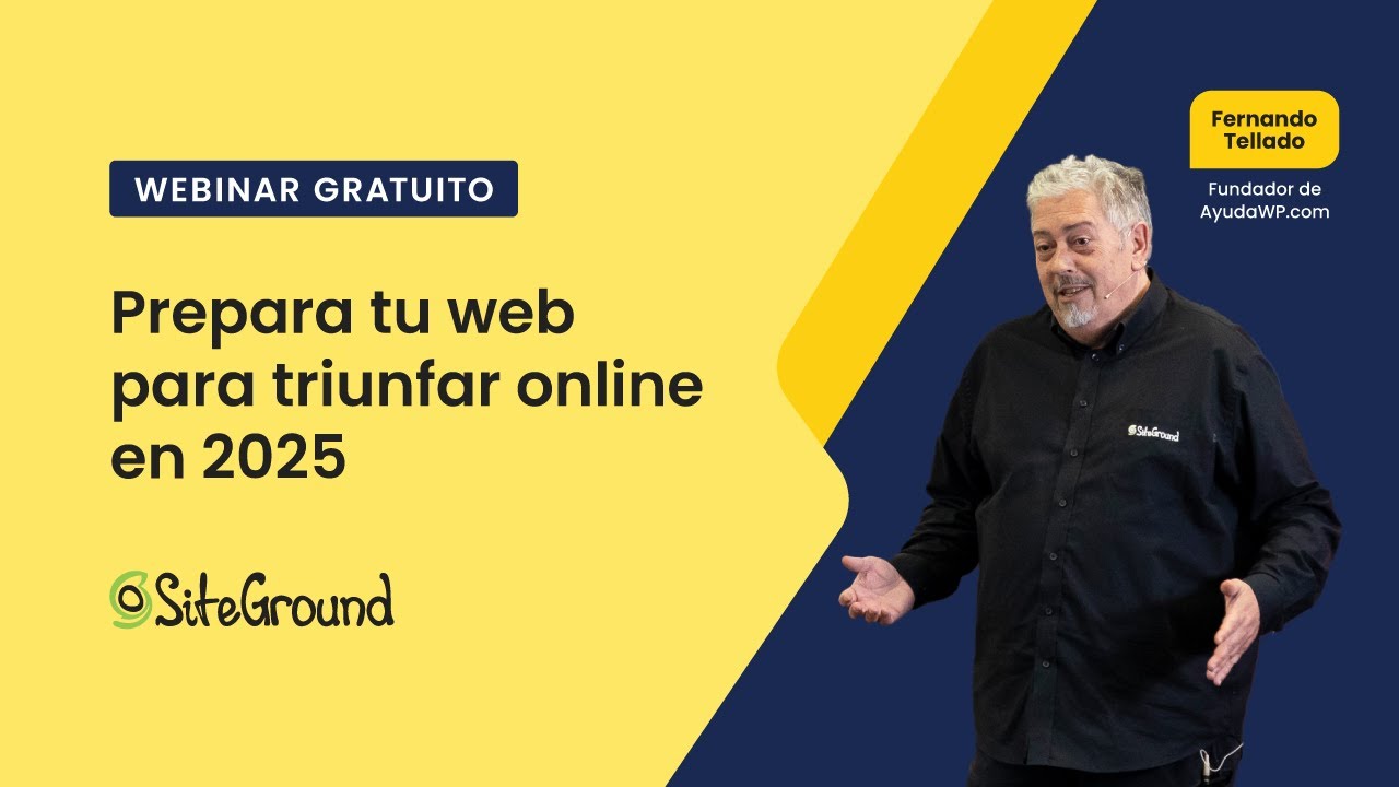 Cómo preparar tu web para triunfar online en 2025 | Webinar