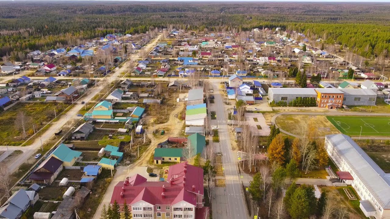 п. Алябьевский ХМАО октябрь 2022