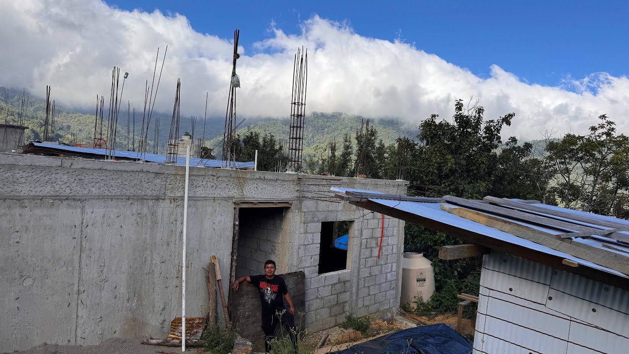 Logré lo más difícil en la construcción de mi casa, así va el avance