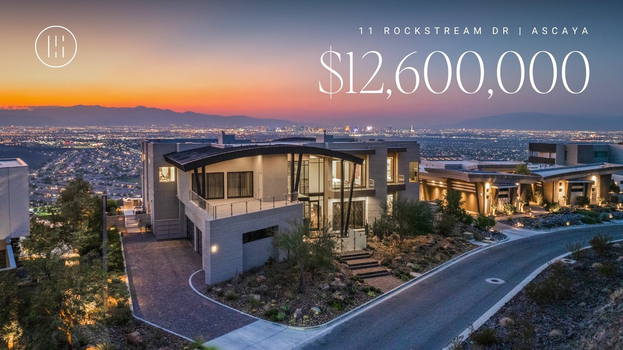 $12,600,000 Contemporary Masterpiece in Ascaya, Henderson | Las Vegas