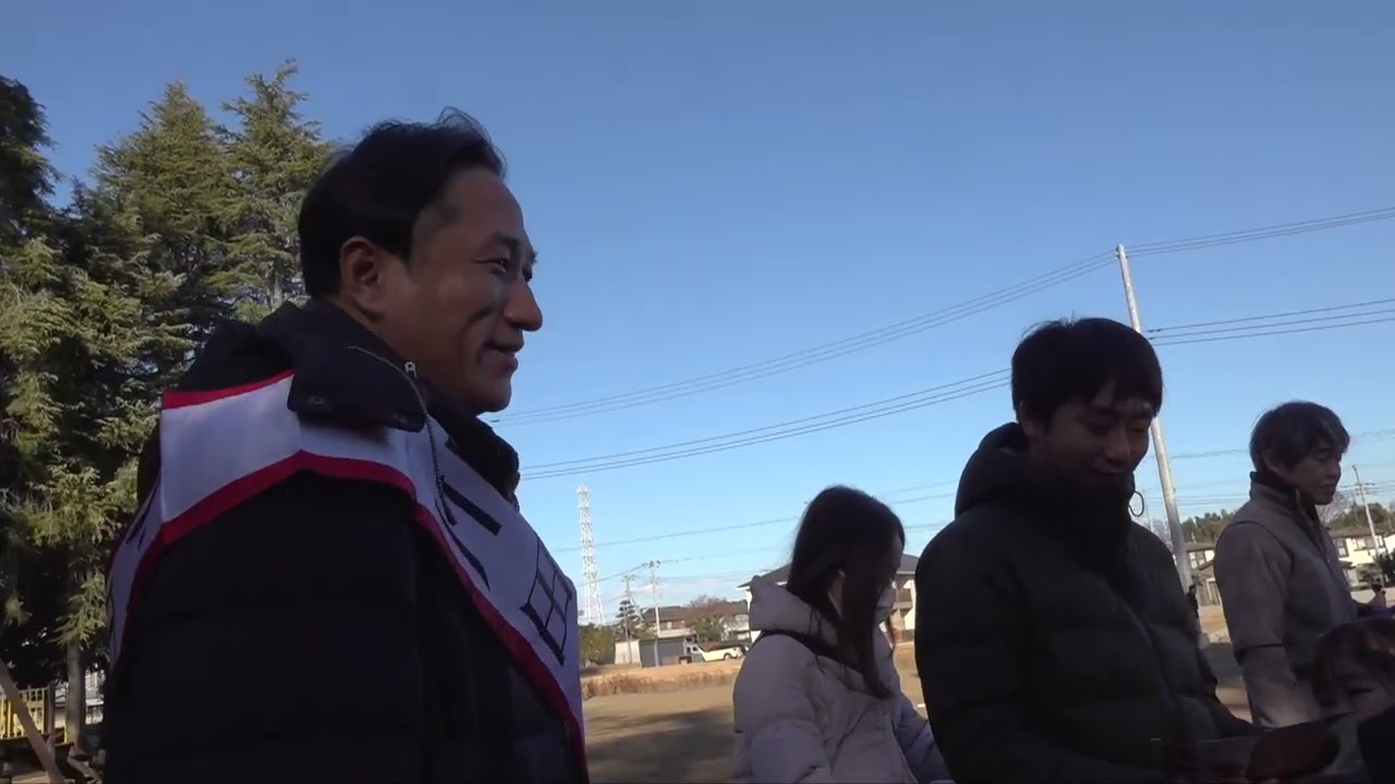 【川田龍平】流山市練り歩き　ピクニック広場　2026.2.1