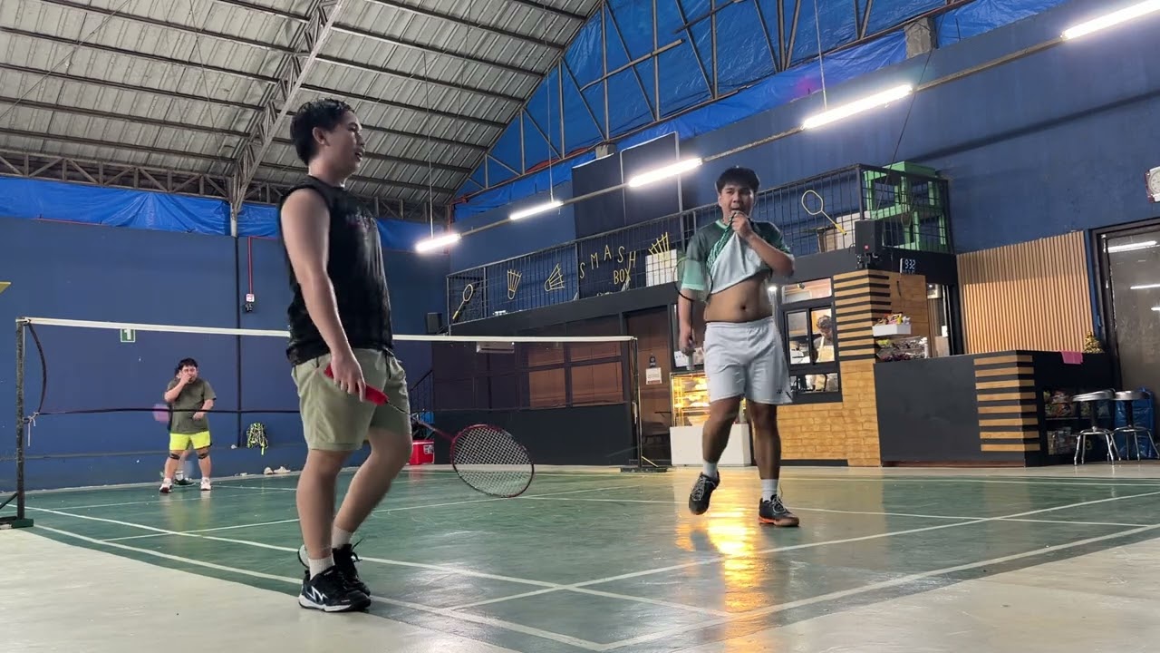 Badminton Game (Smashbox - 03/17/2026) Art and Maki vs Mark and Jerome SET 2