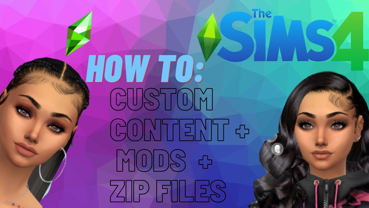 Adding MODS from Tumblr, Zip Files, and CC to the Sims 4